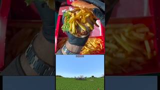 🍔 Burger 🍔 ASMR 😋🍟#crunchybites #food #viral #foodie #friends #indianfood #asmr #burger #carfood #yt