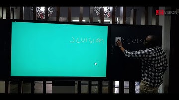 JCVISION JCHUB | JCTOUCH INTERACTIVE FLAT PANEL DISPLAY WITH CHALKBOARD INTERACTIVE SOLUTION