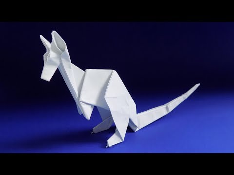 Кенгуру оригами схема