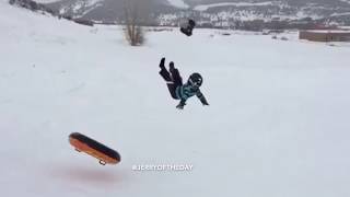 Best Tubing Sledding Fail In History