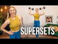 30-Min Upper Body Superset Workout 💪