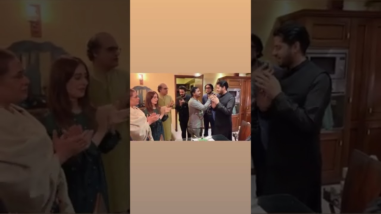 Sidra Niazi Imran Ashraf celebrated the birthday of one of artists.