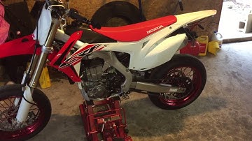 Crf 450r 90 watt Trail Tech stator,flywheel and Baja Designs front harness