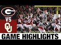 #3 Georgia vs #2 Oklahoma | 2018 Rose Bowl Highlights | 2010's Games of the Decade