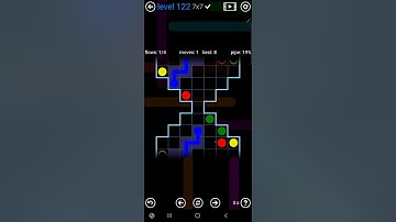 How To Solve Flow Free Party Pack Level 122 7x7 Warps Board Walk Through Solution Walkthrough