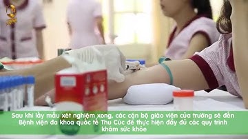 Trường mầm non Chu Văn An khám sức khỏe định kỳ tại Bệnh viện Thu Cúc