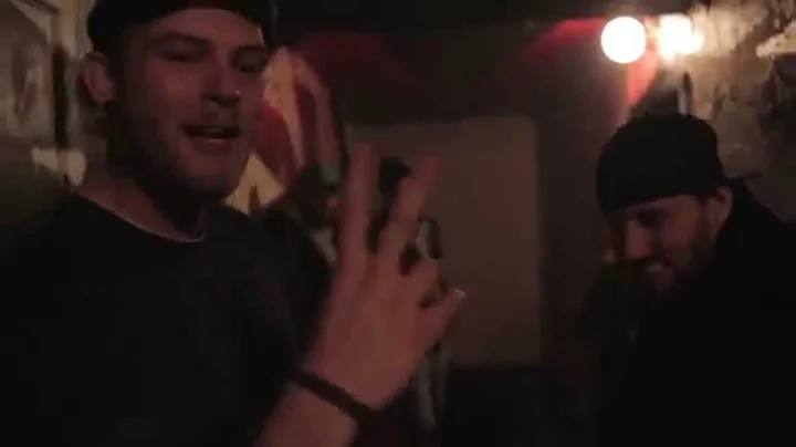 Rapper Manus Bell from Denmark spits bars for R.A the Rugged Man