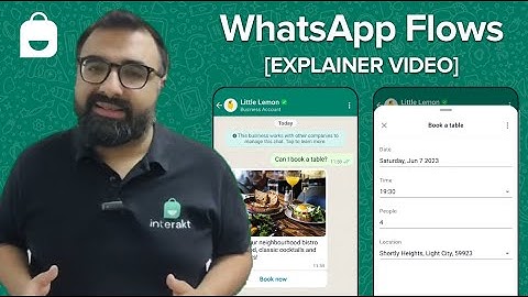 WhatsApp Flows | How to create and send a WhatsApp Flow from Interakt
