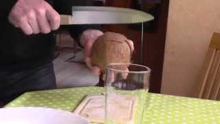 How To Open A Coconut in 30 Seconds