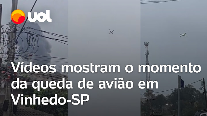 Avião cai em Vinhedo: vídeo mostra o momento da queda de aeronave com 62 passageiros em São Paulo