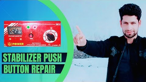 How to Repair Push button stabilizer ||  1kv Manual Autocut Stabilizer #PAExperiment