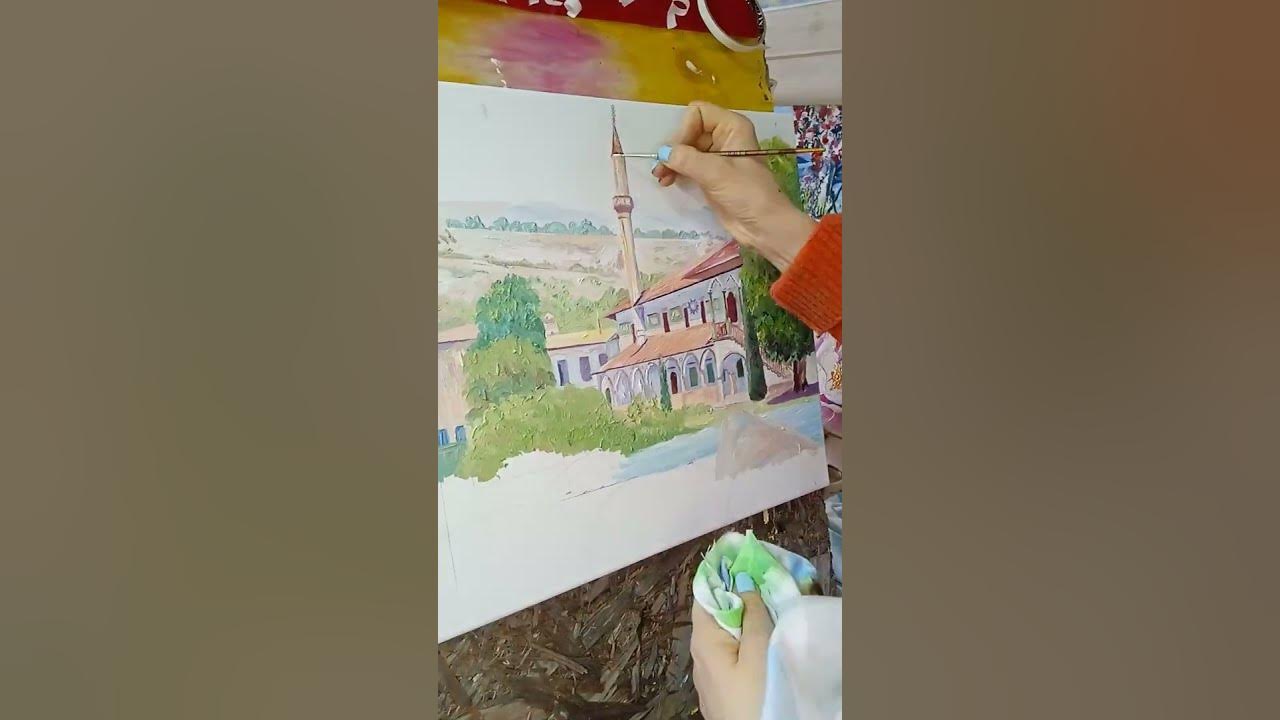 Картина Крым пейзаж #картинацветы #картинамаслом #oilpainting #рисую # ...