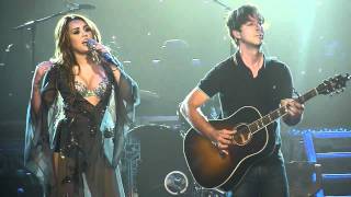 Miley Cyrus - Landslide HD - Live From Brisbane Australia chords