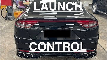 Kia stinger launch control xforce exhaust
