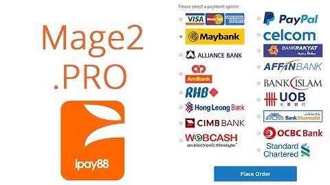 iPay88 integration with Magento 2. 1. Capture a bank card payment