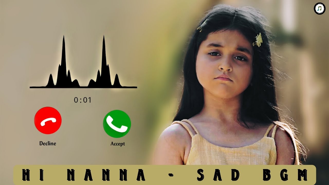 HI NANNA   SAD BGM  DOWNLOAD LINK   YASHNA RINGTONE  HI NANNA RINGTONE  TELUGU RINGTONE 