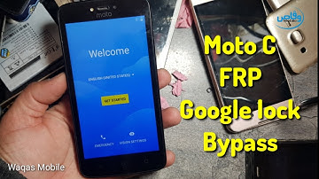 Moto C xt1754 Frp/Google Lock Bypass with cm2 by Waqas Mobile