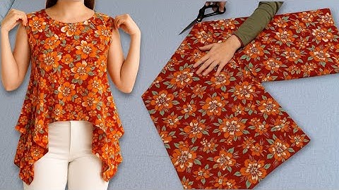 ✅ WOW New Idea Stylish Blouse Sewing Secret 🪡 So Easy Method Sewing Projects Blouse Tutorial ✂️