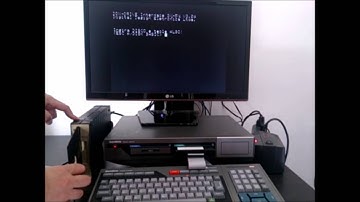 Testando meu drive 5.25 e interface DDX 3.0d para MSX