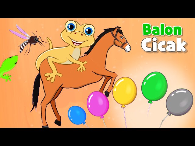 BalonKu Ada Lima, CICAK Cicak di Dinding , Lagu anak Balonku  🐎Lagu Anak Indonesia. class=