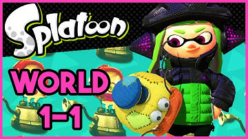 Splatoon Single Player Gameplay - World 1-1 (Wii U 60FPS 1080p Gameplay HD)