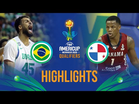 Brazil 🇧🇷 vs Panama 🇵🇦 | Highlights | FIBA AmeriCup 2025 Qualifiers