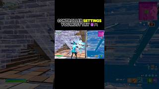 BEST Settings To EDIT Fastest on Controller! 🎮 Sensitivity Guide for PC &amp; Console (Fortnite PS5)