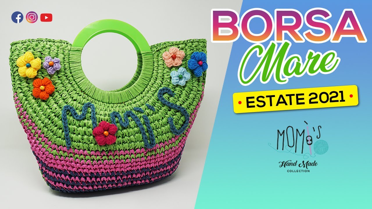 TUTORIAL UNCINETTO - MAXI BORSA MARE|| CROCHET BEACH BAG 🌻 Momì's 🌻