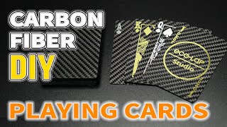 How to Make Prepreg Carbon Fiber Playing Cards in an Oven [DIY]