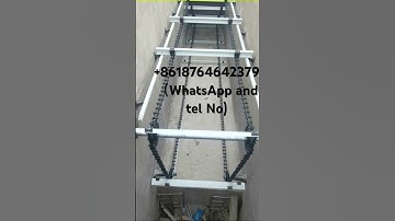Chain sludge #scraper for primary / secondary sedimentation tank in wastewater treatment project