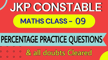 Jkp Border Battalion Math class 9 | Jkp constable full course jkssb