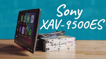 Sony XAV-9500ES zwevende schermontvanger met Apple CarPlay en Android Auto | Crutchfield