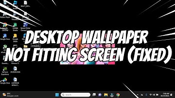 Desktop Wallpaper Not Fitting Screen in Windows 11 (FIXED)