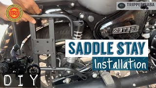 Saddle stay Installation | Royal Enfield Meteor 350| DIY