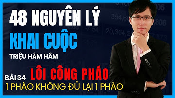 Triệu Hâm Hâm - 48 Nguyên Lý Khai Cục - Bài 34 Lôi Công Pháo Một Pháo Không Đủ Lại Một Pháo