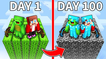 Mikey and JJ Chunk Changes Every Day in Minecraft (Maizen)
