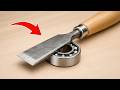 Stop Wasting Money on New Chisels! A Razor-Sharp Chisel Sharpening Method Millions Still Don't Know