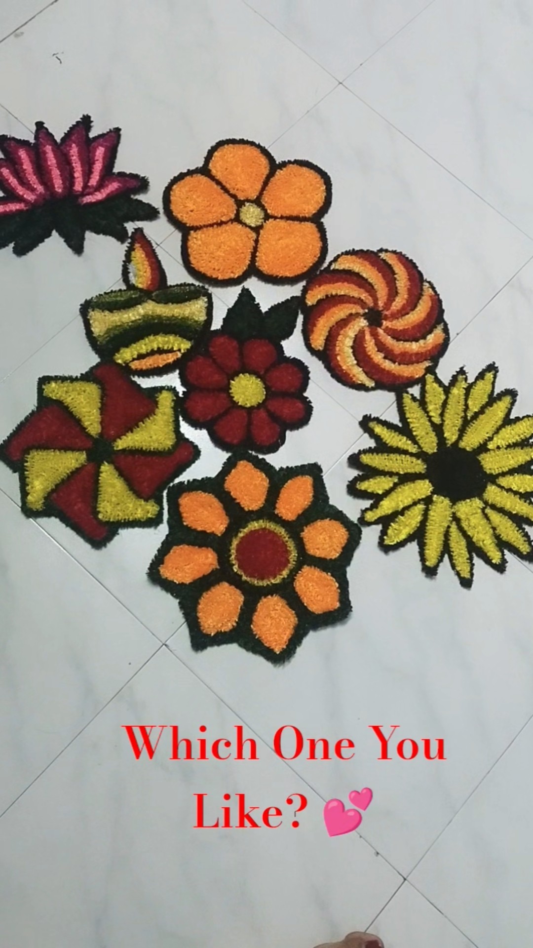 rangoli mat - ShareChat