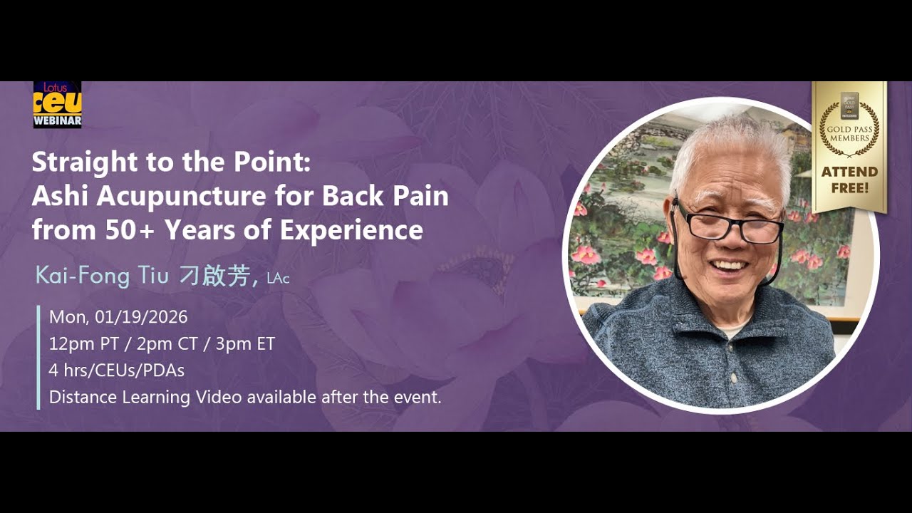 Straight to the Point: Ashi Acupuncture for Back Pain from 50+ Years of Experience