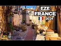 Eze France: A French Village Tour of one of the Most Beautiful Villages in France - 4k video walk