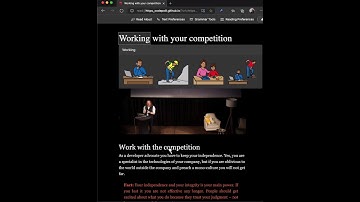 Microsoft Edge Immersive reader showing images for text