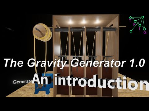Gravity Generator -  A series of falling weights to produce energy at home