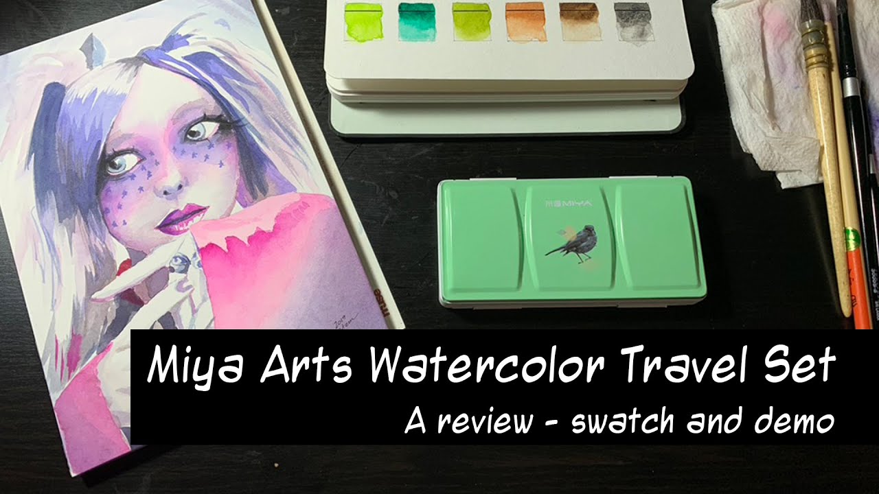 VIDEO: Travel Watercolor Set Tips - Cotman Mini Plus Palette Hack & Test  Paint - Kim Dellow