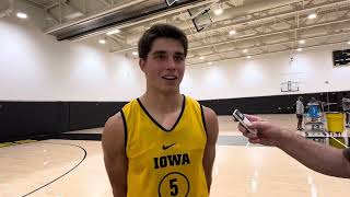 Iowa Basketball Media Availability: Peyton McCollum