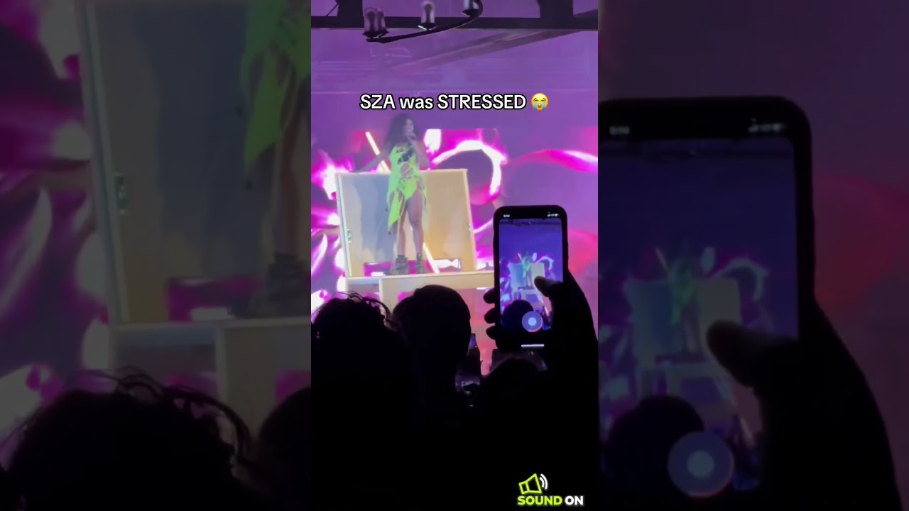 SZA was stressed!!!