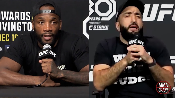 Leon Edwards vs. Belal Muhammad 2 Trash Talk Highlights UFC 304
