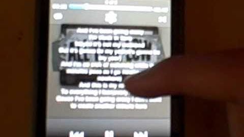How to get lyrics onto your iPod touch and iPhone! (NO DOWNLOAD)
