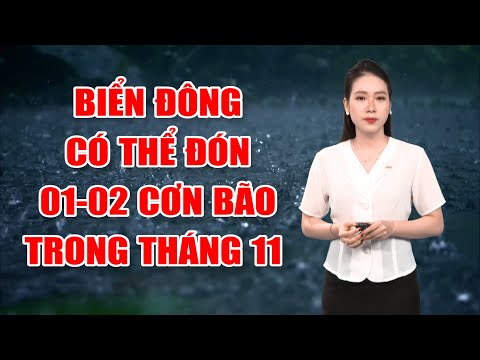 Bản tin thời tiết 01/11: Biển Đông có thể đón 01-02 cơn bão trong tháng 11 | PTQ