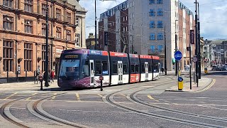 Trams Taking The New Talbot Road To The Prom + We Walk Right Next To Choppy Seas Blackpool