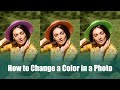 How to Change a Color in a Photo: 2 easy Ways | NO Photoshop
